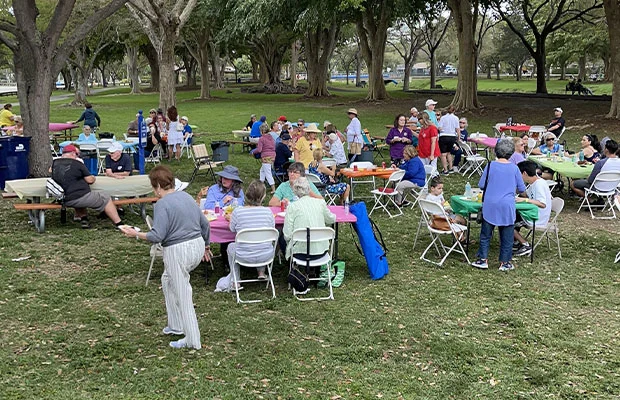 Knights of Columbus members gathered in unity, committed to serving together in faith and mission.