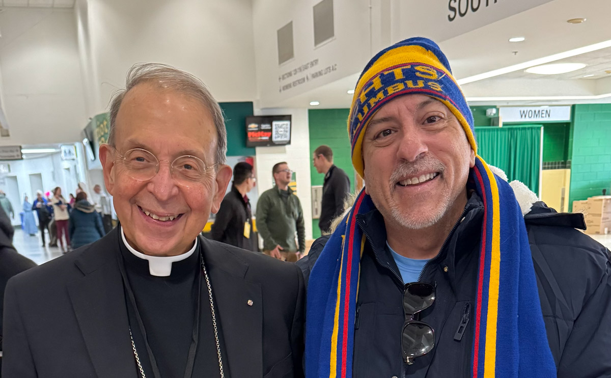 PGK Manny Padron KofC Chaplain Archbishop Lori March for Life Washington DC 1 2025 - KofC 14730 Event